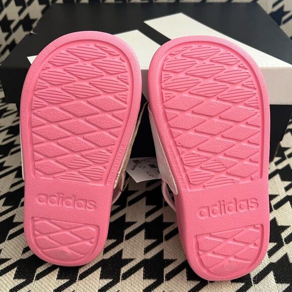 Adidas adilette Estrap Toddler Swimming Slides- Size 8K - Picture 4 of 6